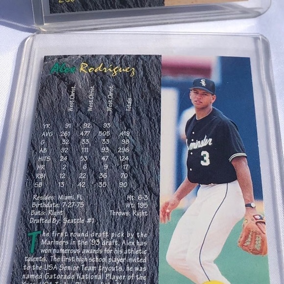 1993 Alex Rodriguez classic collection in his high school uniform - Picture 5 of 8
